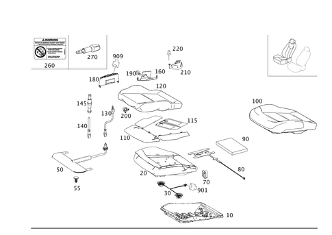 Right Seat for 2014 Mercedes-Benz E63 AMG #0