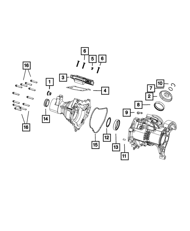 68226166AA - Power Transfer Unit: Seal for Mopar Image image
