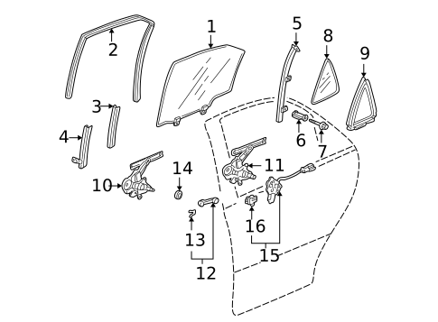 Door for 2000 Honda Accord #2