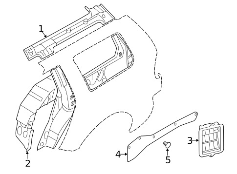 Inner Structure for 2002 Mitsubishi Montero Sport #0