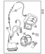 82210367 - Mopar Accessories - Component Parts: Monitor With Dvd Media System for Chrysler: Pacifica Image