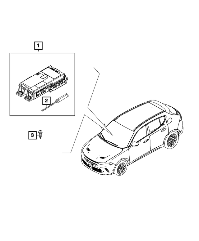 68672255AA - Electrical: Global Telematics  Box Module for Mopar Image