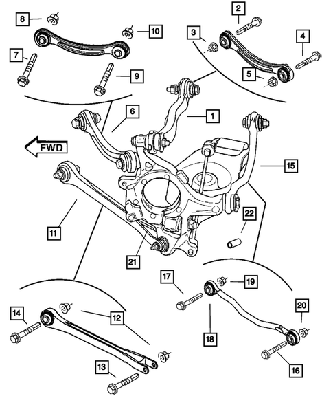 Rear Suspension for 2007 Dodge Charger #1