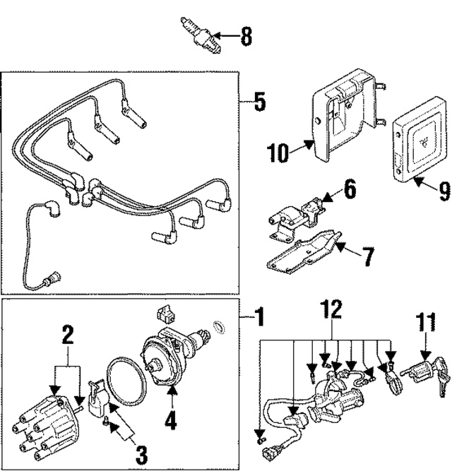 MS851237 - : Spark Plug for Mitsubishi Image
