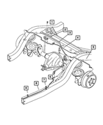 34201912 - Service Brakes: Self Tapping Screw, Mounting for Jeep: Cherokee, Wrangler Image