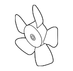 K95B15140A - Cooling System: Fan Blade for Kia: Spectra Image