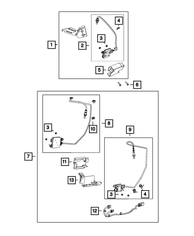 55366863AA - Electrical: Clip for Mopar Image