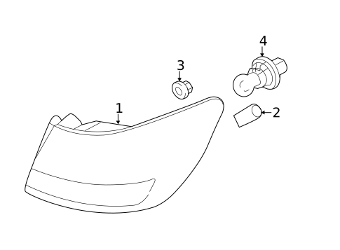 Tail Lamps for 2010 Lincoln MKZ #0