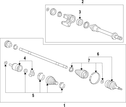 Axle Shafts & Joints for 2022 Acura TLX #0
