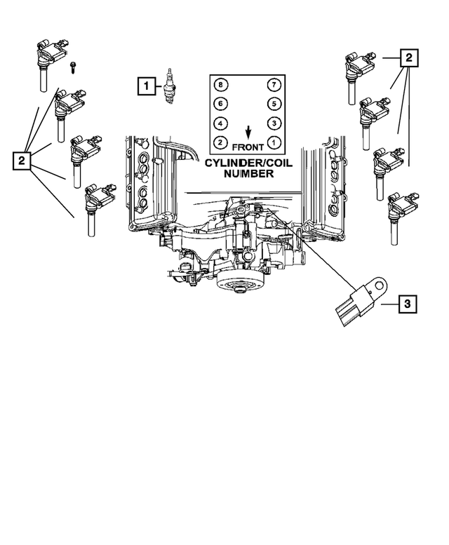 68238603AB - Electrical: Ignition Coil for Mopar Image