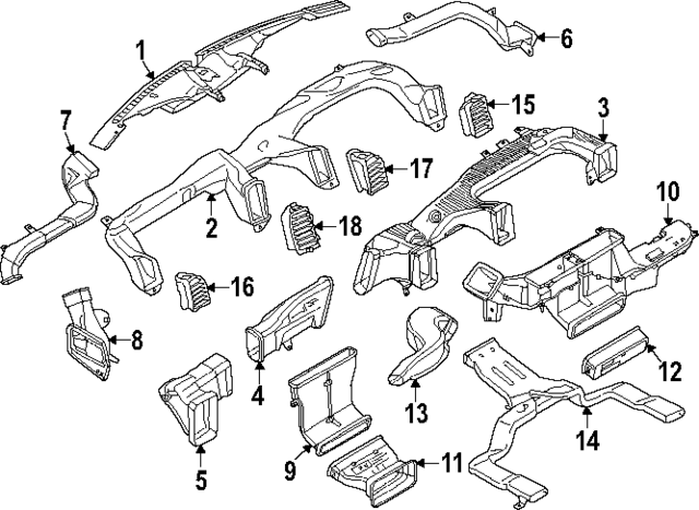 PC3Z19B680C - Body: Distributor for Ford: F-250 Super Duty, F-350 Super Duty, F-450 Super Duty Image