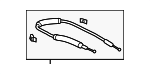 74140T3RA00 - Body: Release Cable for Acura Image