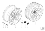 36116774705 - : Wheel, Alloy for BMW Image