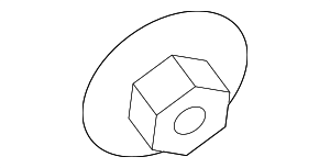 N91068501 - Fuel System: Fuel Tank Shield Nut for Audi Image