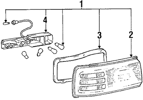 Tail Lamps for 1991 Toyota Supra #0