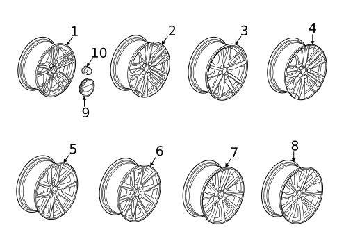Wheels for 2023 Cadillac CT4 #0