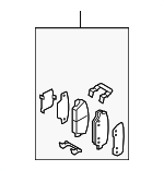 583022MA00 - Brakes: Brake Pads for Hyundai: Genesis Coupe Image