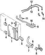 3291360150 - : 1993-1997 Toyota Land Cruiser - Cooler Upper Bracket for Toyota: Land Cruiser Image