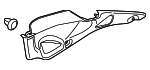 94015FG001ME - : Upper Quarter Trim for Subaru: Impreza Image
