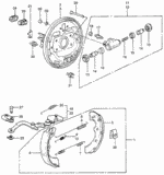 43323663003 - : Spring, Rear Wheel Cylinder for Honda Image