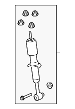 7A2Z18124FB - Suspension: Strut for Ford: Explorer Sport Trac Image