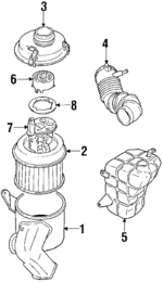 MD620419 - : Cover for Mitsubishi: Eclipse Image