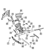 68006349AB - Body Sheet Metal Except Doors: Front Bumper Reinforcement for Dodge: Sprinter 2500, Sprinter 3500 Image