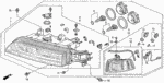 90101SNZM00 - Electrical/Exhaust/Heater/Fuel: BOLT-WASHER (6X16) for Acura Image