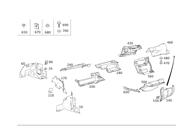 949881500 - Exhaust System: Clamp for Mercedes-Benz Image image
