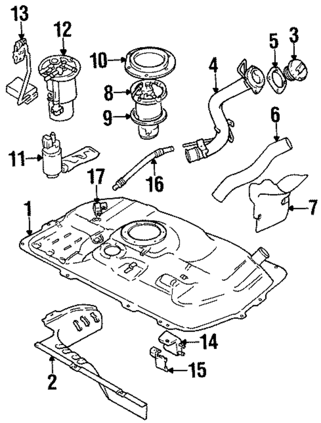 SK1325 - Air &amp; Fuel Delivery: ACDelcoâ„¢ Fuel Sender And Hanger Assembly for GM Image