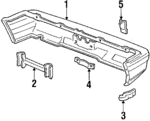 84111SB6661 - Body: Bumper Cover for Honda: Civic Image