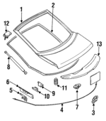 MB637511 - Body: Lift Gate for Dodge: Stealth Image
