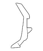 41217062465 - Body: Baffle Plate for BMW: 325i, 325xi, 328i, 328i xDrive, 328xi, 330i, 330xi, 335d, 335i, 335i xDrive, 335xi, M3 Image