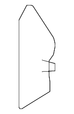 41217062457 - Body: Baffle Plate for BMW: 325i, 325xi, 328i, 328i xDrive, 328xi, 330i, 330xi, 335d, 335i, 335i xDrive, 335xi, M3 Image