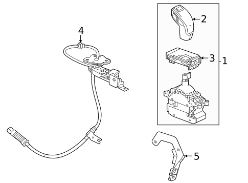 Gear Shift Control for 2021 Cadillac CT5 #0