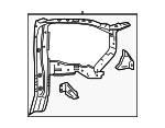 532030E070 - Body: Side Support for Toyota: Highlander Image