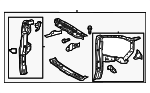 532010E904 - Body: Radiator Support for Toyota: Highlander Image