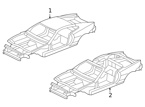 Body Shell for 2008 Jaguar XK #0