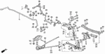52678SP0010 - Chassis: BRACKET A, L. RR. RADIUS ROD for Acura Image