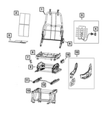 5SE79LXBAA - Interior Trim: Seat Cushion Shield for Mopar Image