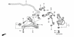 957011001808 - Chassis: BOLT, FLANGE (10X18) for Honda Image