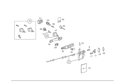 Locking System for 2001 Mercedes-Benz ML 55 AMG&reg; #1
