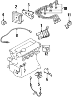 MD300102 - : Engine Camshaft Position Sensor for Mitsubishi Image