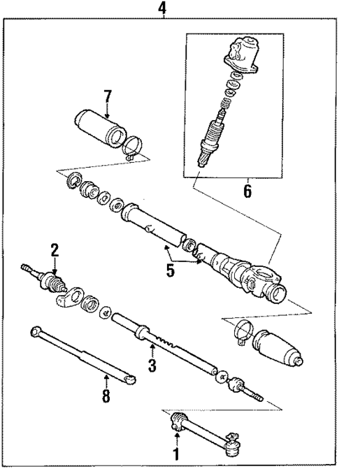 Steering Gear & Linkage for 1991 Toyota Supra #1