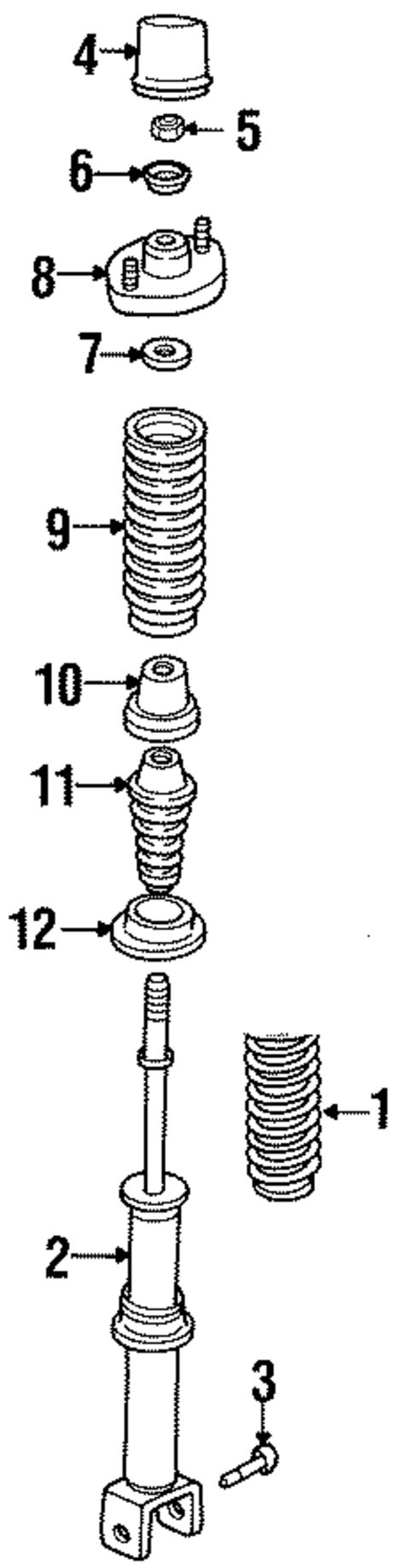 Struts & Suspension Components for 1998 Chrysler Sebring #0