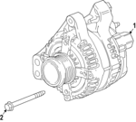 13566905 - : Generator for Buick: Enclave | Chevrolet: Traverse | GMC: Acadia Image