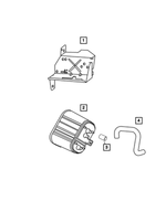 52059627AB - Emission Systems: Vapor Canister Bracket for Mopar Image