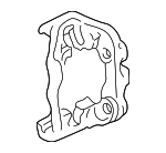 357615125B - Brakes: Carrier for Volkswagen: Cabrio, Golf, Jetta, Passat Image