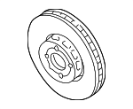 6N0615301D - : Disc Brake Rotor Front for Volkswagen Image