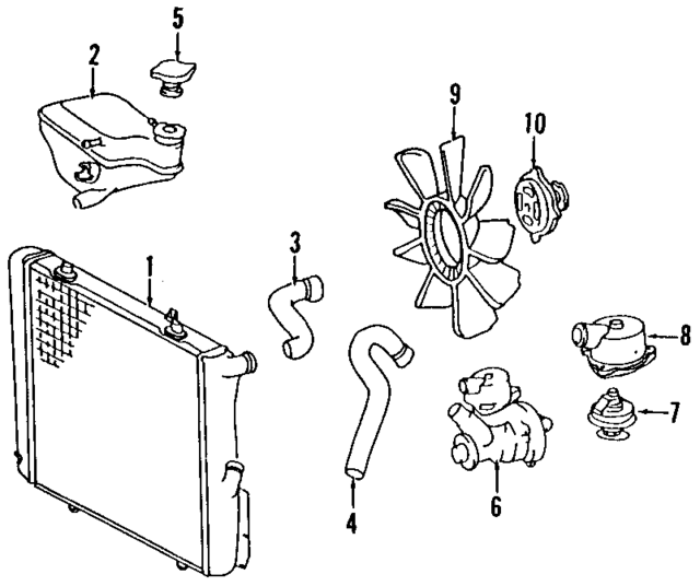 2015006403 - Cooling System: Radiator for Mercedes-Benz Image